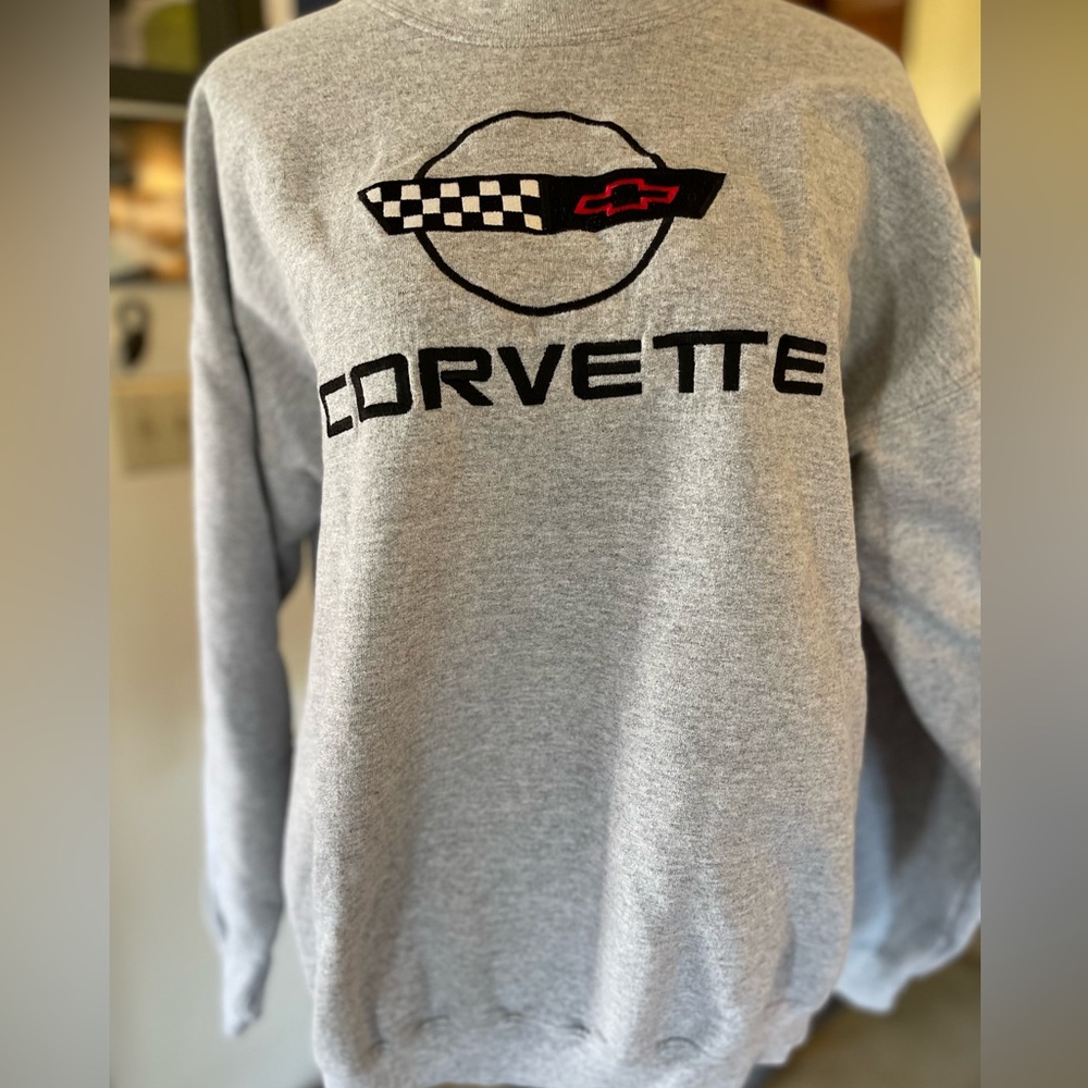 Corvette Embroidered Crewneck